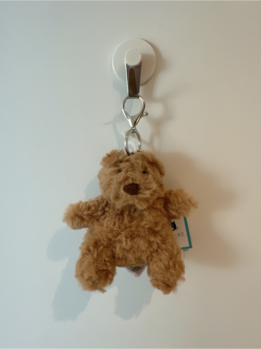 Jellycat Bartholomew Bear Bag Charm - Picture 2 of 4
